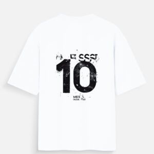 UrbanEase Unisex Oversized Messi GOAT Tour T-Shirt – Special Edition