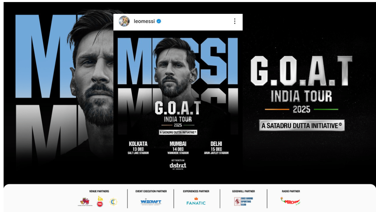 Messi Kolkata GOAT Tour 2025: Ticket Prices & Booking Details Out – How to Book Ticket Fast